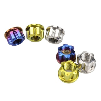 M6 M8 M10 M12 M14 M16 M18 M20 Gr5 Hexagon Flange Titanium Nut
