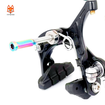 M6 11.5 13 17 18.5 21 25 31.5 35mm Road Bike Bicycle Brake Caliper Mount Recessed Allen Key Pivot Titanium Nuts for Fork Frame