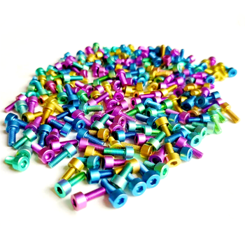 DIN963 M3 GR5 Anodized Colorful Cap Socket Hex Head RC Car Screw