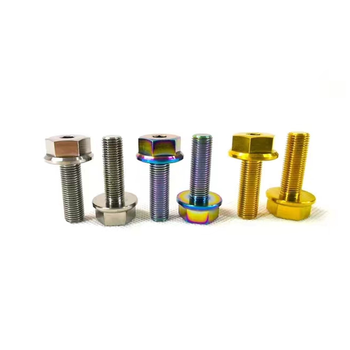Gold Oil Slick M14 3 8x24tpi 16tpi 30 32mm BMX Bike Bicycle Wheel Rear Axle Fixed GR5 Titanium Wheel Hub Hex Famale Axle Bolt