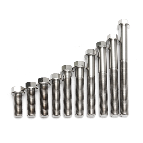 Factory Price M6 M8 M10 GR5 Motorcycle Automotive Sprint Midget Car Titanium Alloy Hex Flange Bolts Anodized Colored