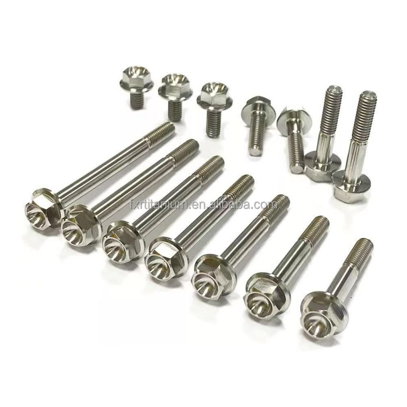 M6 M8 M10 Hex Flange Titanium Bolts
