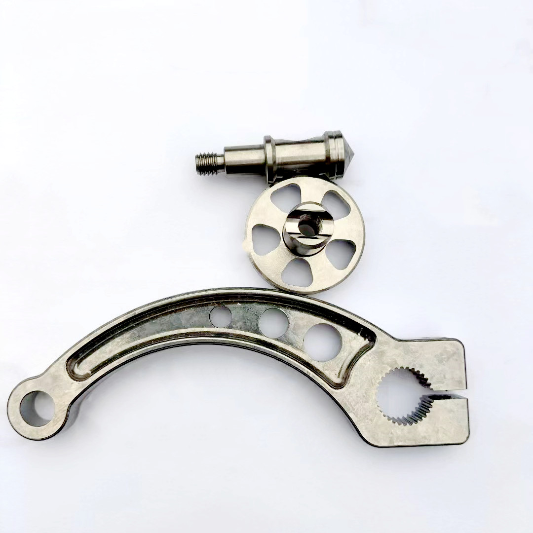Custom CNC GR5 Titanium Rear Brake Rocker Arm Parts for Motorcycle Swing Arm
