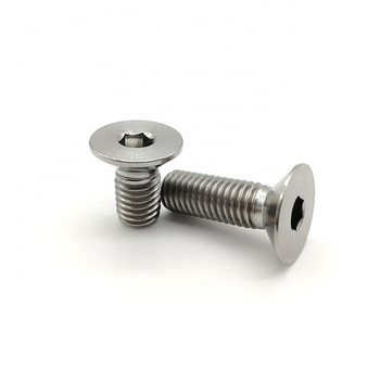 Customized DIN7991 M5 X8 M4 X 15 M5x18 M5x15 Automotive Countersunk Head Grade 5 Ti6Al4V Titanium Hex Bolt