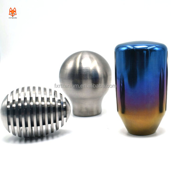 Precision CNC Custom Gr5 Ti-6Al-4V Titanium Auto Car Gear Shift Lever Knob