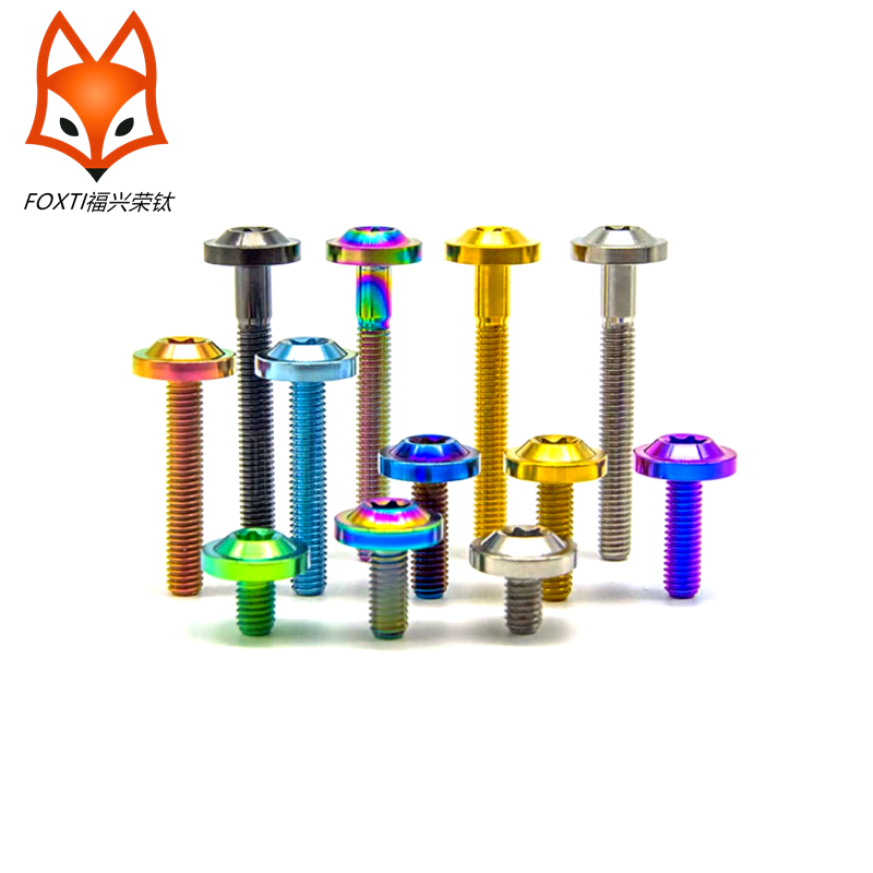 China Import Grade 5 Titanium Alloy Disc Torx Head Bolts Seria