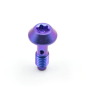 Colorful Gr5 M5 Hex Disc Titanium Oil Brake Line Cordless Banjo Screws for MTB Road Bike Magura