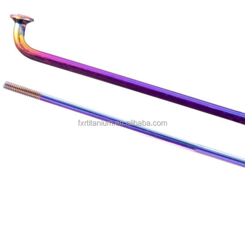 Titanium Straight Bicycle and Instrumentation Spokes Seria Brunei