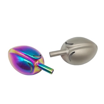 Custom Lightweight Titanium Bait Feeder Anodized Corrosion Resistant 14g
