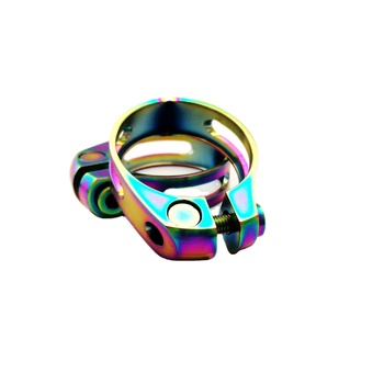 Colorful 30.8mm 31.8mm 34.9mm titanium hinge seat post tube clamp