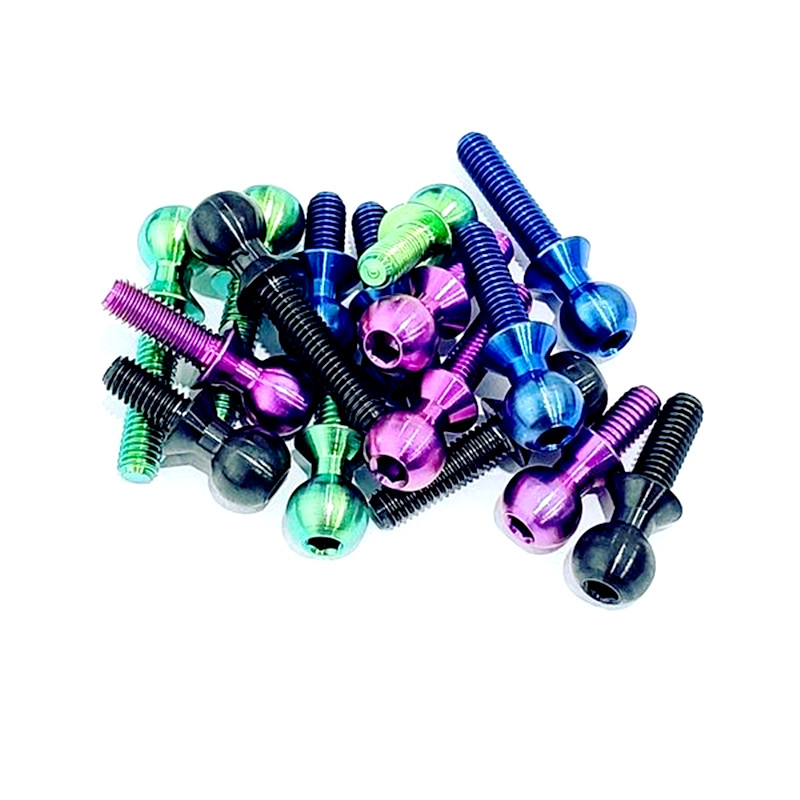 Custom Made Gr5 M3 M4 M5 M6 Titanium Alloy Ball Stud Linkages