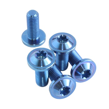 M4 M5 M6 M8 M10 Anodized Vacuum Coated Disc Torx Titanium Alloy Bolt