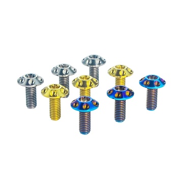 M5 M6 15 20mm Ducati V4 Gr5 Titanium Fairing Bolts Gold Black