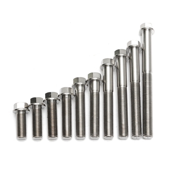 Sprint & Midget Racing Hex Flange Titanium Bolts