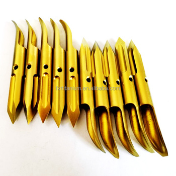 Precision CNC Machining Colorful Titanium Spearfishing Slip Tip