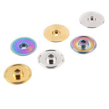 CNC customized laser graphic titanium headset stem top cap cover and bolt